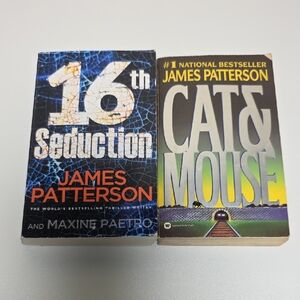 James Patterson Book Set: 16th Seduction & Cat and Mouse